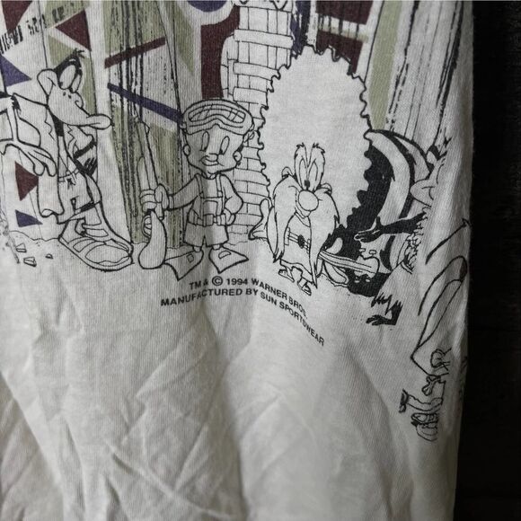 VTG Looney Tunes 1994 Womens T Shirt XS - Picture 2 of 4